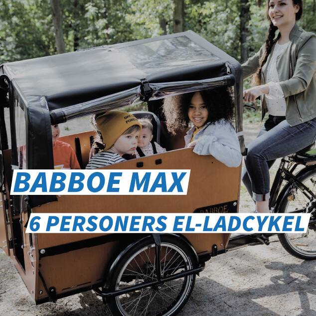 Babboe MAX - ladcyklen til børneinstitutionen 